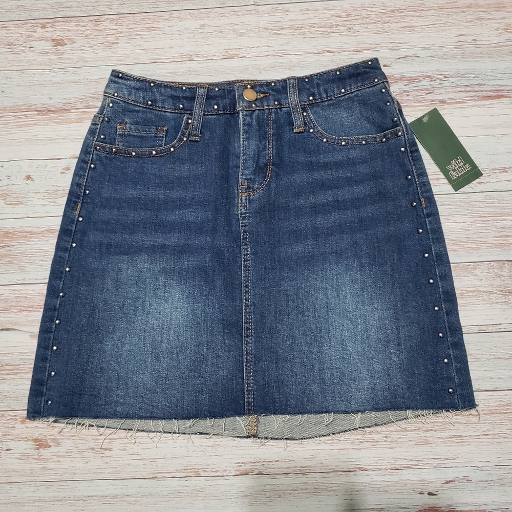 Wild Fable Denim Jean Skirt W/tags Size 2
